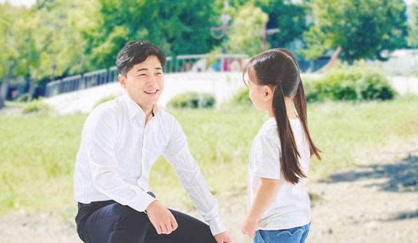 子どもとのツーショット